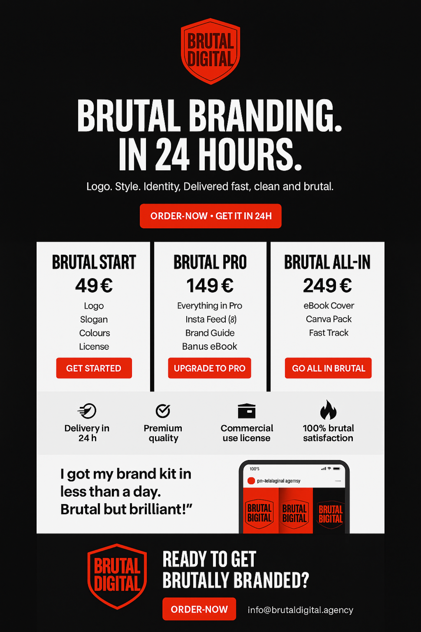 BrutalDigital mobile poster